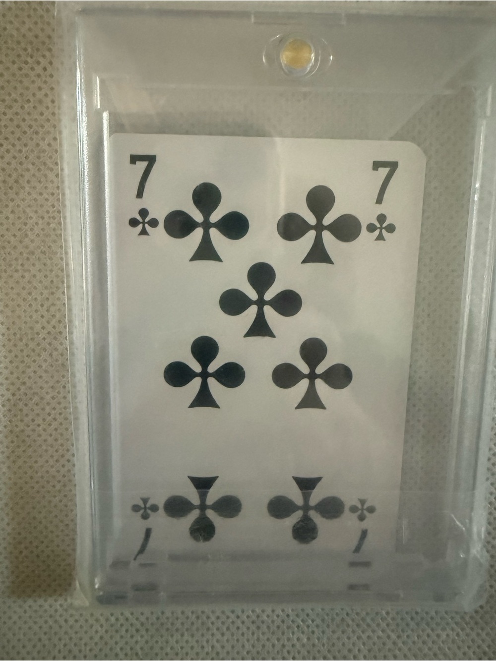 Louis Vuitton Exclusive Paris Edition 7 of clubs Playing Card with COA